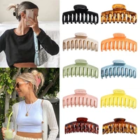 new solid color large claw clip crab barrette for women girls hair claws bath clip ponytail clip hair accessories gift headwear