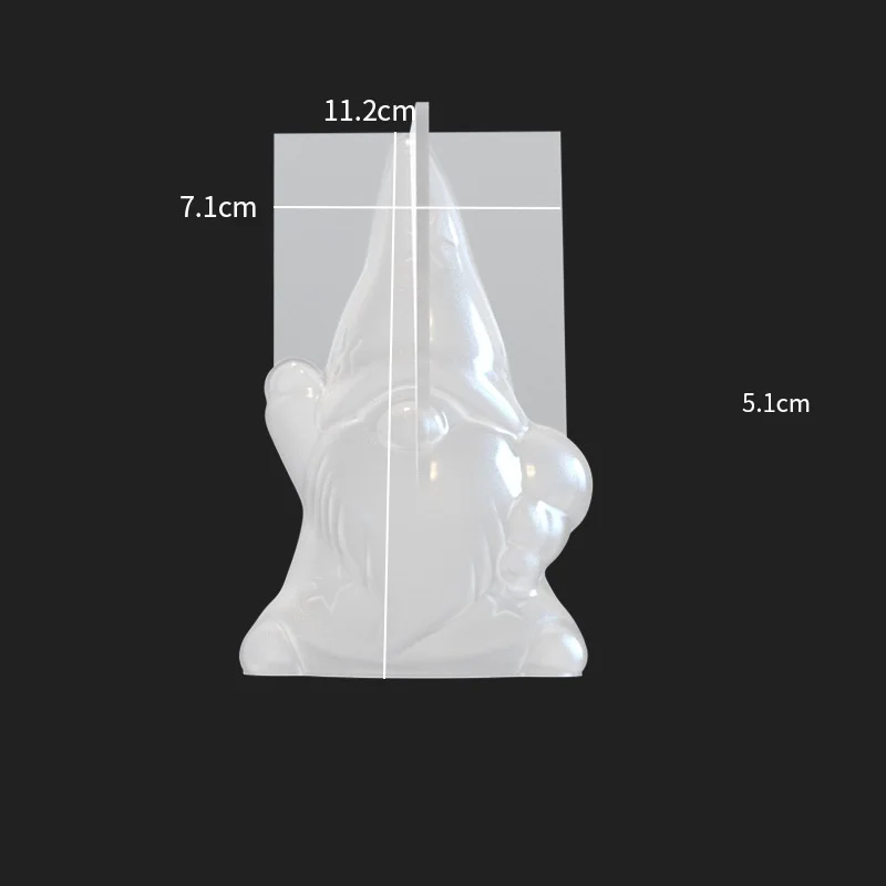 3D Призрачная свеча Декоративная силиконовая форма DIY Тыква Череп