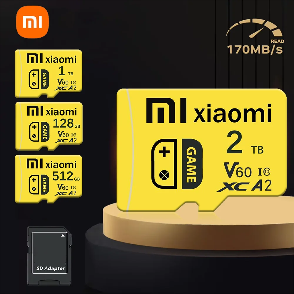 Карты памяти Xiaomi SD 2 ТБ 1 512 ГБ 128 Class 10 Mini Card Cartao De Memoria TF для Retroid Pocket 5