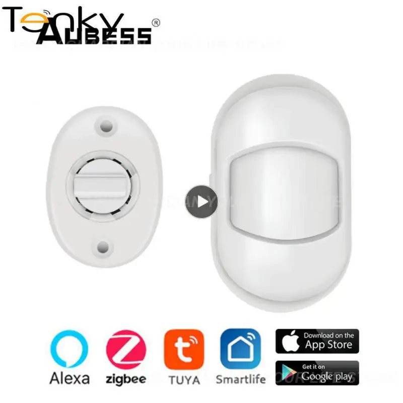 

Wireless Smart Home Smart Body Movement Detecter Tuya Smart Pir Motion Sensor Work With Alexa Google Home Human Body Sensor Mini