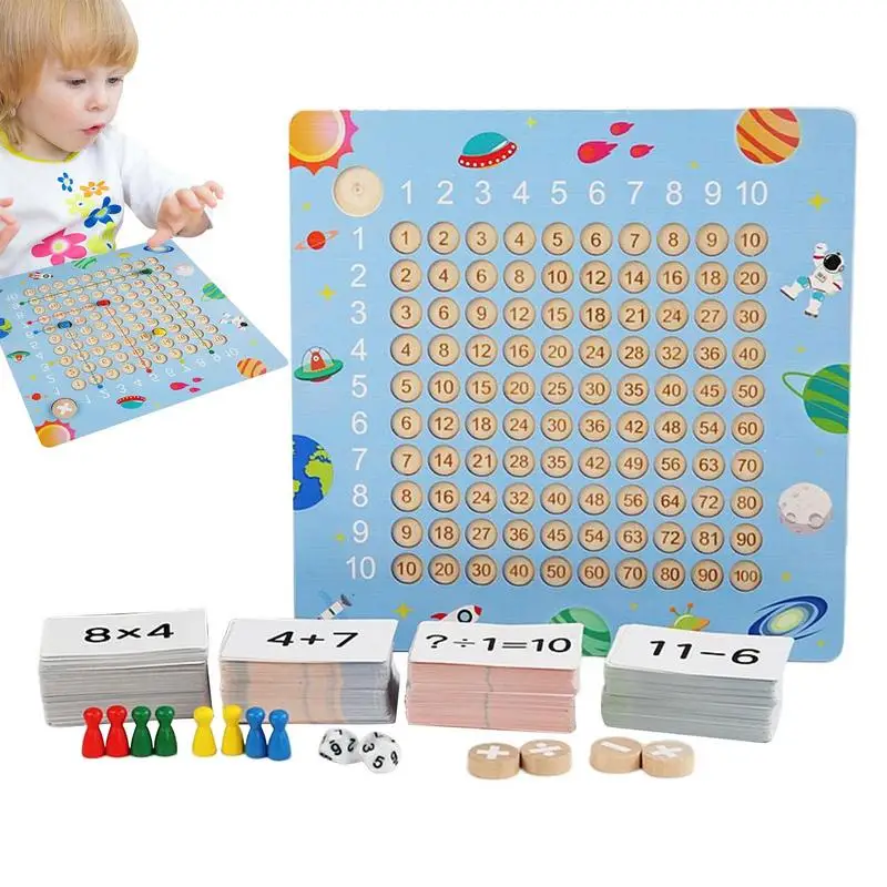 

Wooden Board Games For Kids Preschool Funny Counting Toy Educational Math Learning Toy For Toddlers Children Boys Girls Over 3