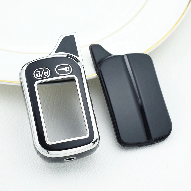 

Чехол для автомобильного ключа, брелок для Tomahawk TZ 9010 SL-950 TZ-9030 TZ9031, защитный чехол для двусторонней автомобильной системы сигнализации с ЖК-дисплеем и пультом дистанционного управления