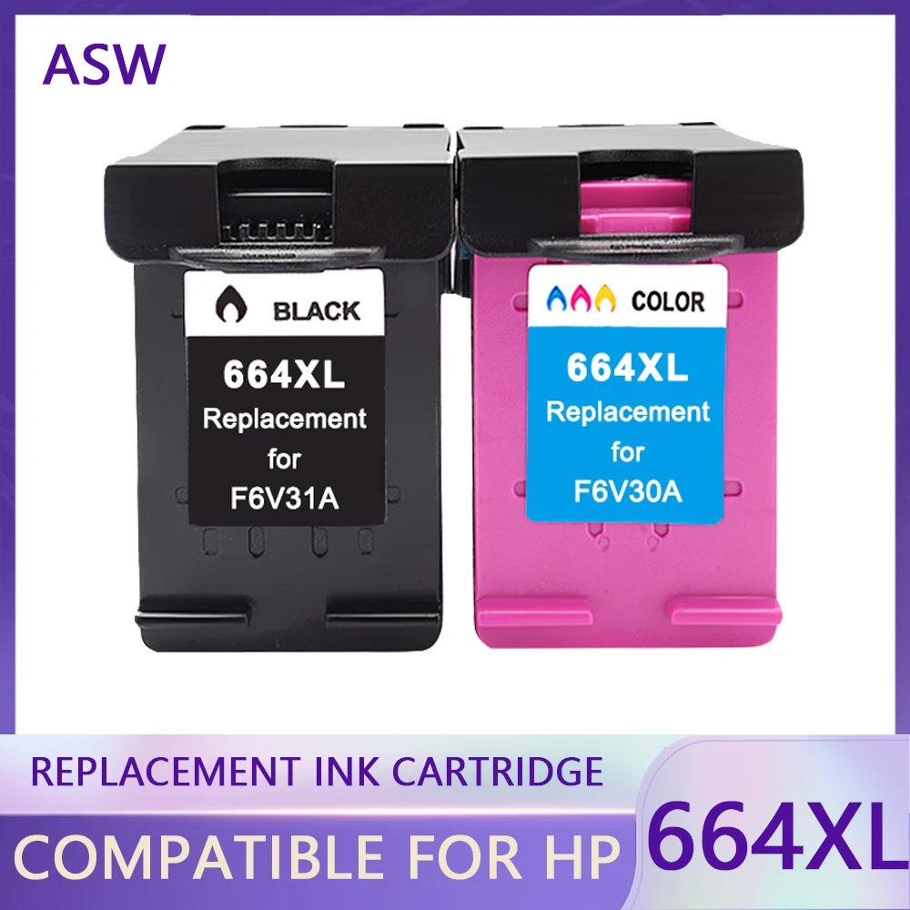 

ASW For HP 664XL for hp 664 Ink Cartridge for HP664 Deskjet 1115 2135 3635 2138 3636 3638 4535 4536 4538 4675 4676 4678 printer