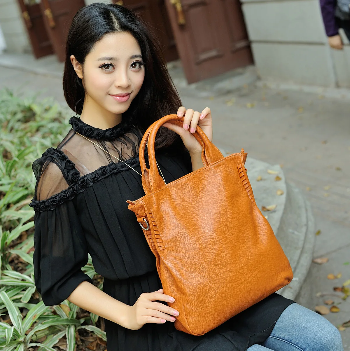 

100% Real First Layer Cowhide 2022 Solid Color Retro Leather Luxury Brand One Shoulder Large Capacity Hand-held Messenger Bag Cc