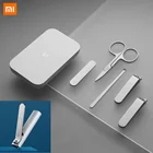 Набор машинок для маникюра Xiaomi Mijia, триммер из нержавеющей стали для ухода за ногтями, пилка для ногтей, профессиональный маникюр