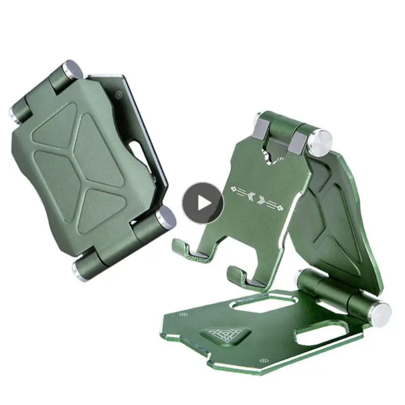 

Multi-function Aluminum Alloysilicone Durable And Anti Drop Metal Foldable Mobile Phone Accessories Lazy Man Stable Shaft Design