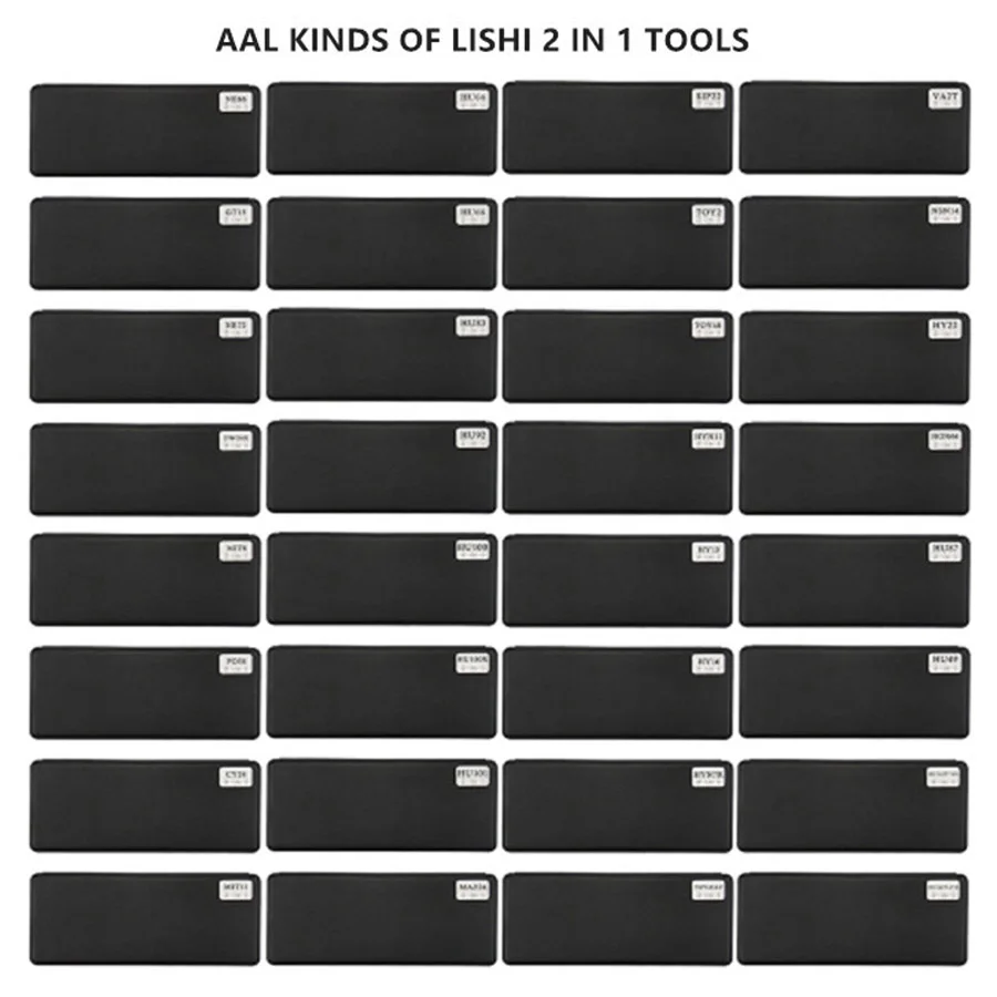 

Инструмент LISHI 2IN1LiShi 2 в 1 DW04R NSN14 MAZ24 HY15 HY16 HY17 HU87 HU49 CY24 FO38 HYN7R MIT11 MIT8 HYN11 слесарный инструмент для типов