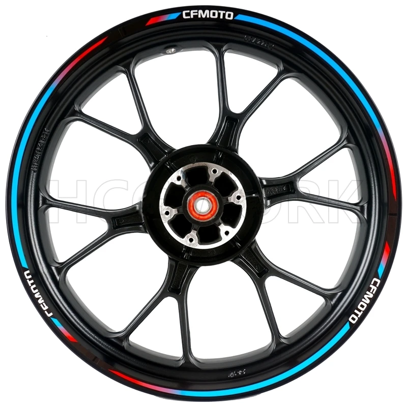 

Motorcycle Accessories Wheel Hub Wheel Rim Sticker Reflective Stickers for 17 Inches Wheel Hub Cfmoto Cl-x 700 Sport