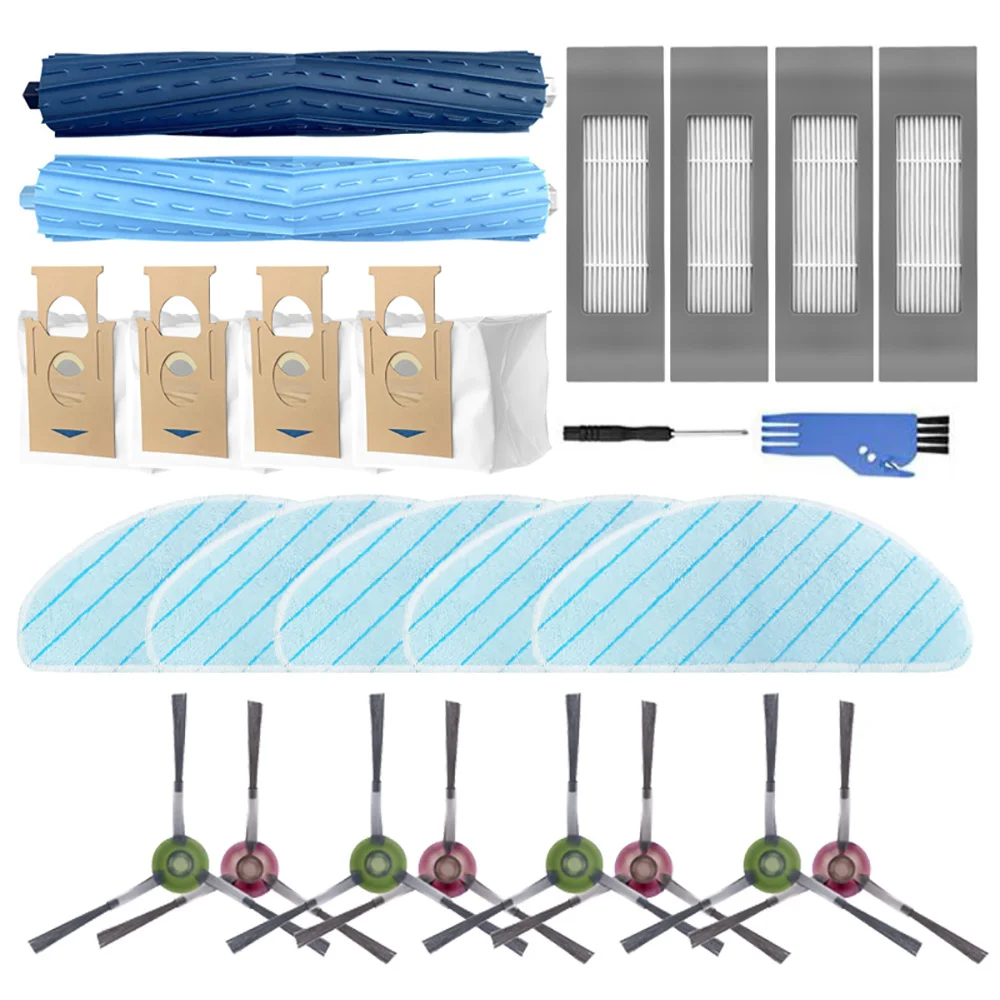 

Main Brush Side Brush Hepa Filter Dust Bag for Ecovacs Deebot T9 AIVI T9 AIVI+ Robotic Vacuum Cleaner Parts Accessories