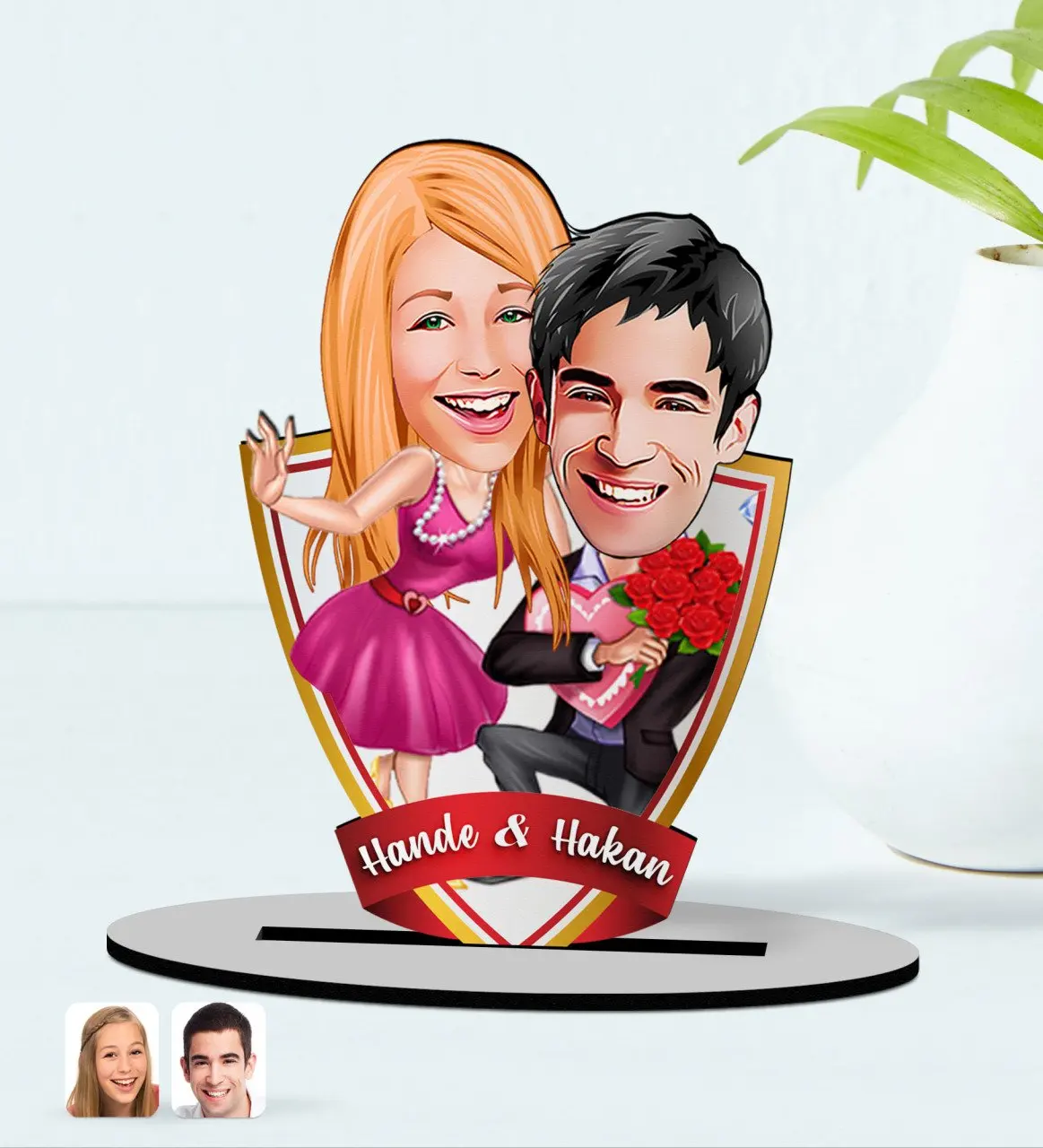 

Персонализированный брелок из дерева, модель 9