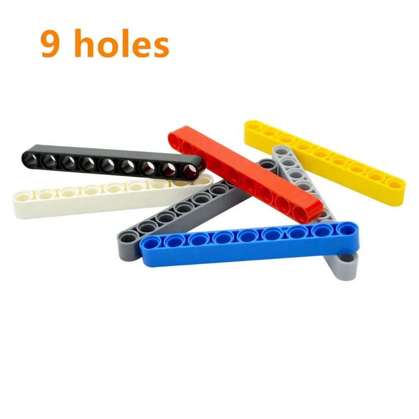 DIY Liftarm толстые 1x9 отверстия рукоятка кирпичи совместимые сборы MOC частицы