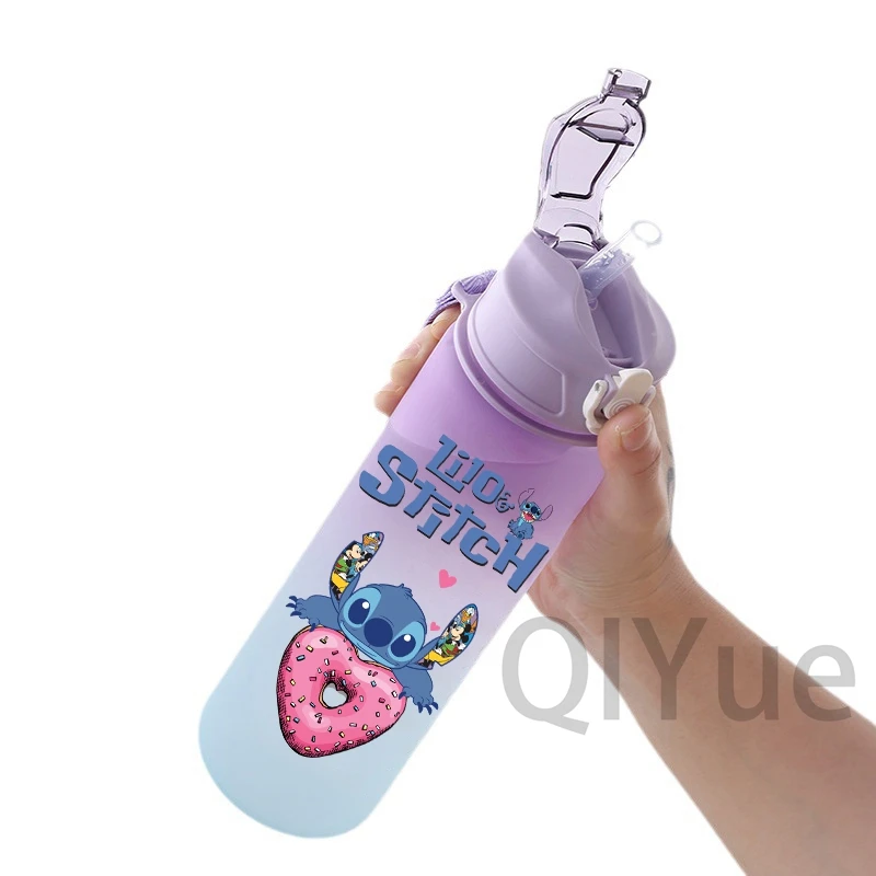 2 шт.компл. рюкзак Lilo Stitch для девочек, школьный подростковый студент Mochila 750 мл, спортивная бутылка для воды на открытом воздухе, женский рюкзак, чашка для воды (art.: 3920cd37a4159) - 3920cd37a4159