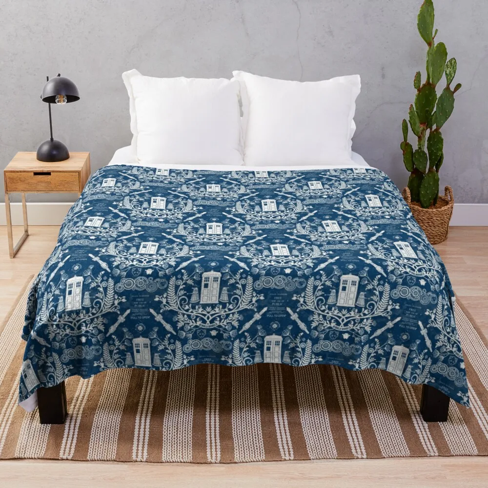 

Who Damask Throw Blanket Blankets For Baby Multi-Purpose Fluffy Soft Blankets