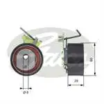 

T43088 для эксцентрика GERGI RUL I P206 207 (03) (03) (05 ) C2 (06 ) C3 (06 ) C3 (04) 1,4 16V