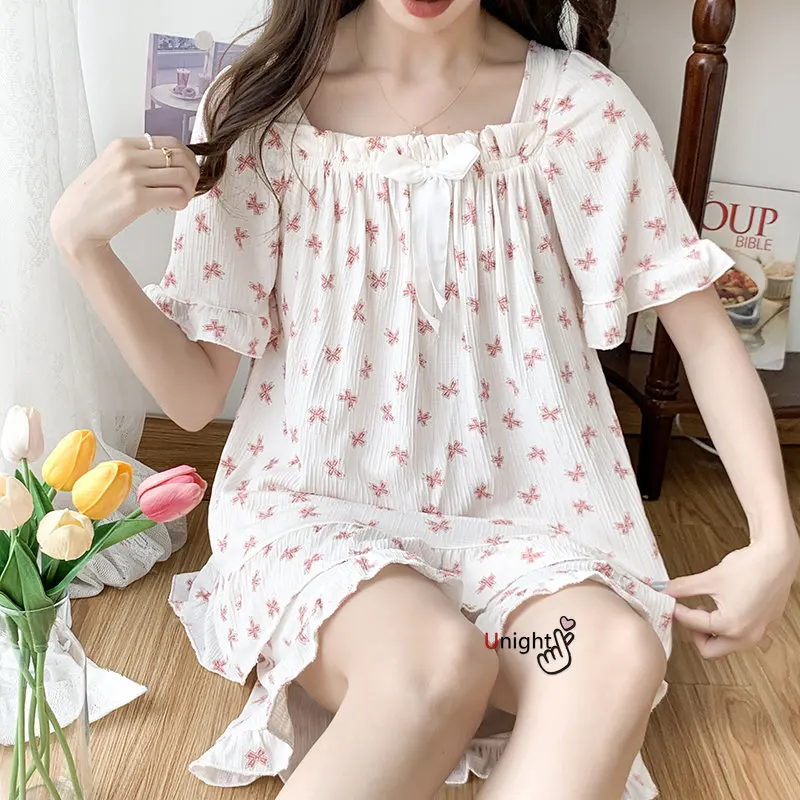 New Pyjamas For Women's Summer Short Sleeves Home Clothes Pajama set women Pajamas Female Large Size 6XL 2 Pieces Set Nightwear