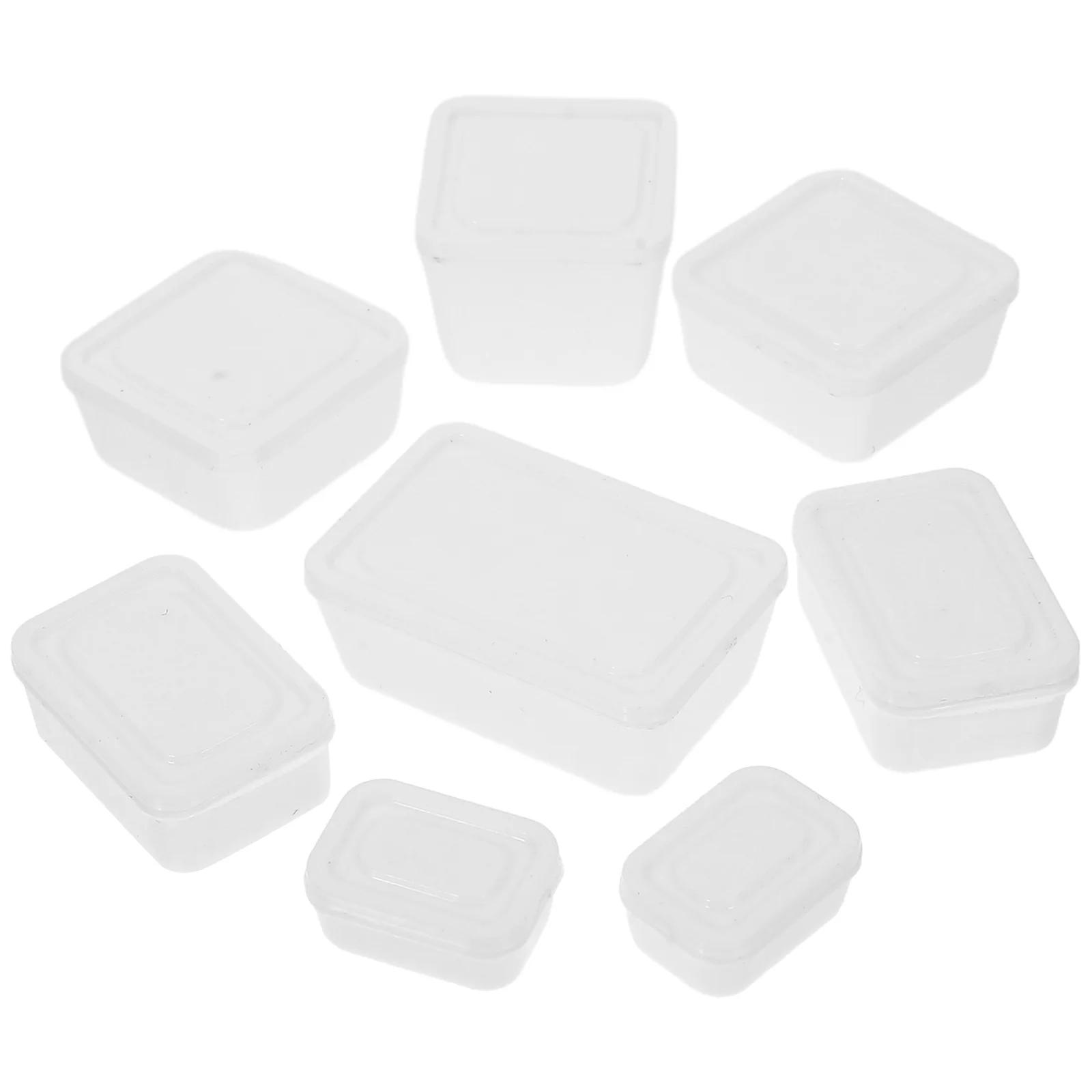 

2 Sets of Creative Miniature Miniature Mini Miniature Miniature Lunch Box Model For House For House For Housees Lunch Boxes