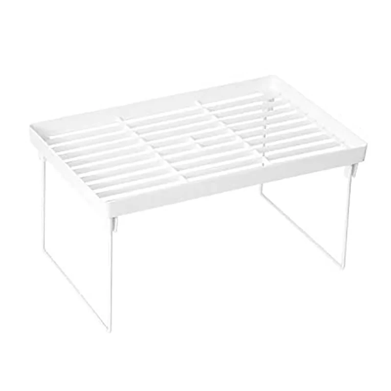 Stacking Cabinet Shelf Rack Steel Metal Leg - Cupboard, Plate, Dish, Counter & Pantry Organizer Organization - Kitchen