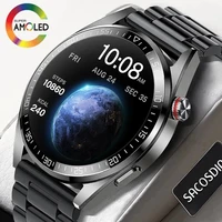 new 8g ram 454454 hd screen men smart watch always display the time bluetooth call local music smartwatch for android ios clock