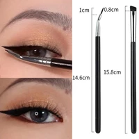 1pc eyeliner brush eyebrow eyeliner contour angled brush portable small angled eyebrow liner brush women makeup cosmetic tools