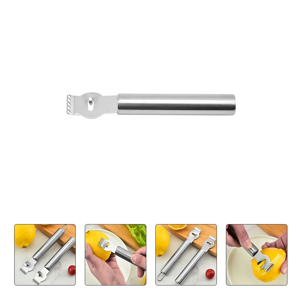 

Lemon Peeler Grater Zester Vegetable Ginger Orange Tool Stainless Steel Fruit Remover Bar Melon Garlic Slicer Zest