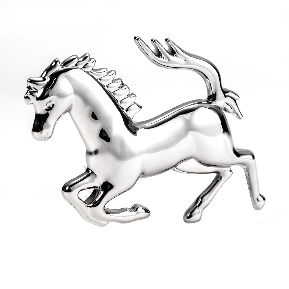 

AUTCOAT 1 шт. 3D металлическая лошадь боковое крыло автомобиля задний багажник эмблема значок наклейки для любого автомобиля, грузовика, автомобиля, мотоцикла