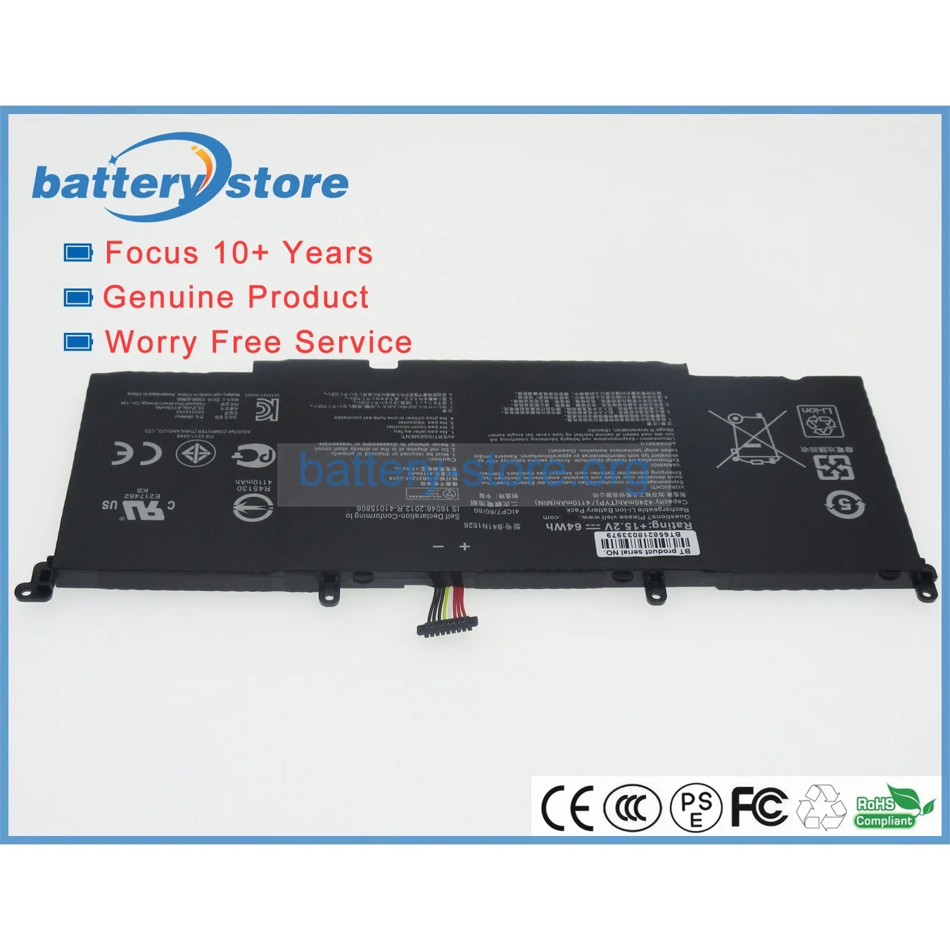 Оригинальные аккумуляторы для ноутбуков B41N1526 0B200-01940000 4ICP7/60/80 GL502VM GL502VT FX60 GL502V FX502VM