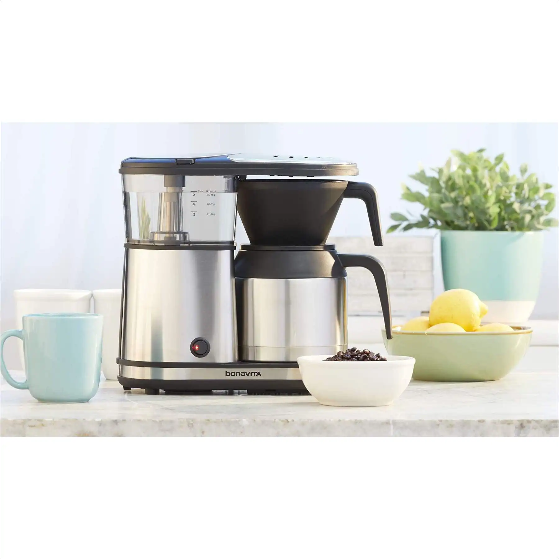 

5-Cup Stainless Steel Carafe Coffee Brewer