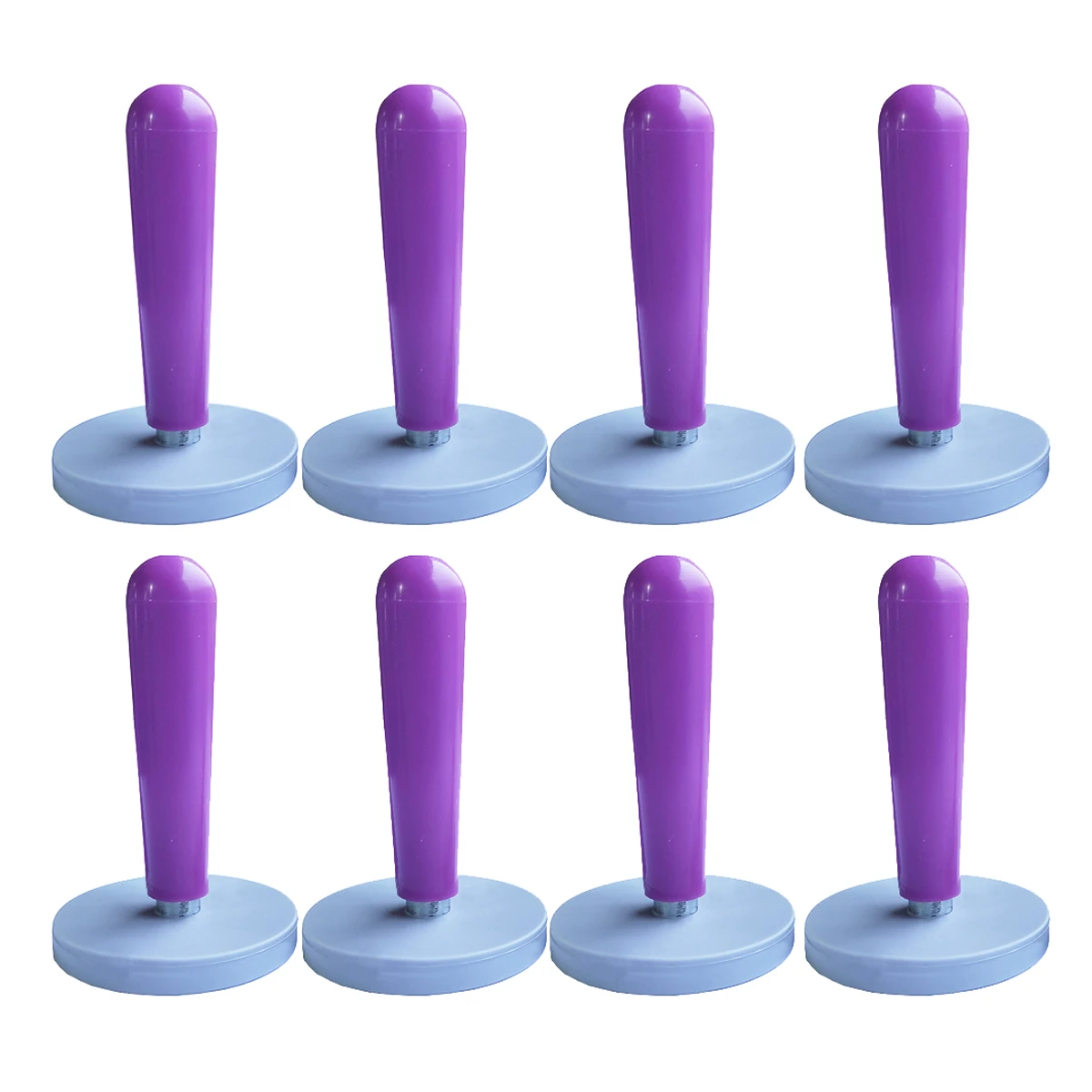 

8PCS Plastic Purple Handle Vinyl Wrapping Tool Gray Wrap Magnets Holder Vinyl Holder For Car Wrapping Sign Craft Making A12P
