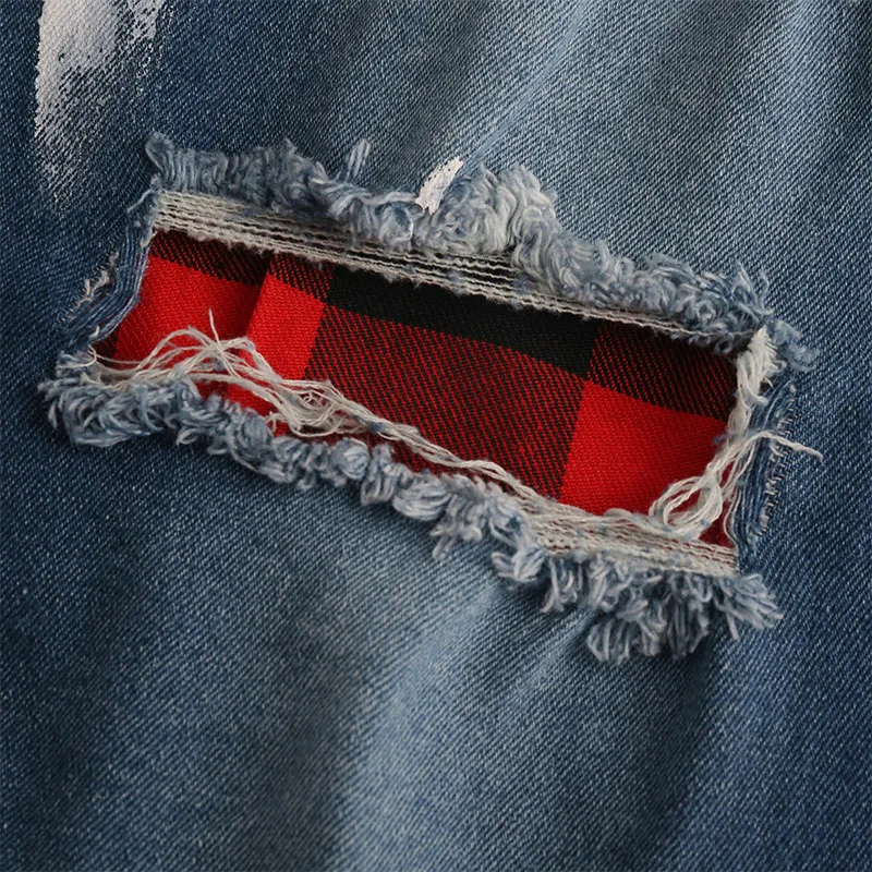 Рисунок 2 - Рваные модные мужские джинсы