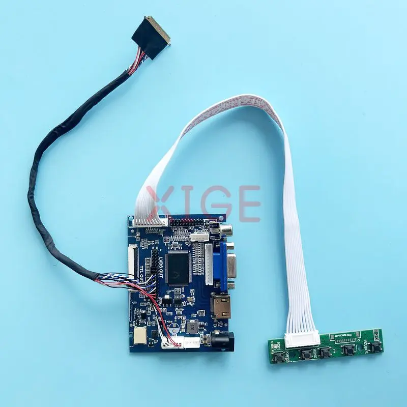 

Fit LP140WH1 LP140WH4 LP140WHU Controller Driver Board LCD Panel HDMI-Compatible 2AV VGA 14" 40-Pin LVDS 1366*768 DIY Modify Kit
