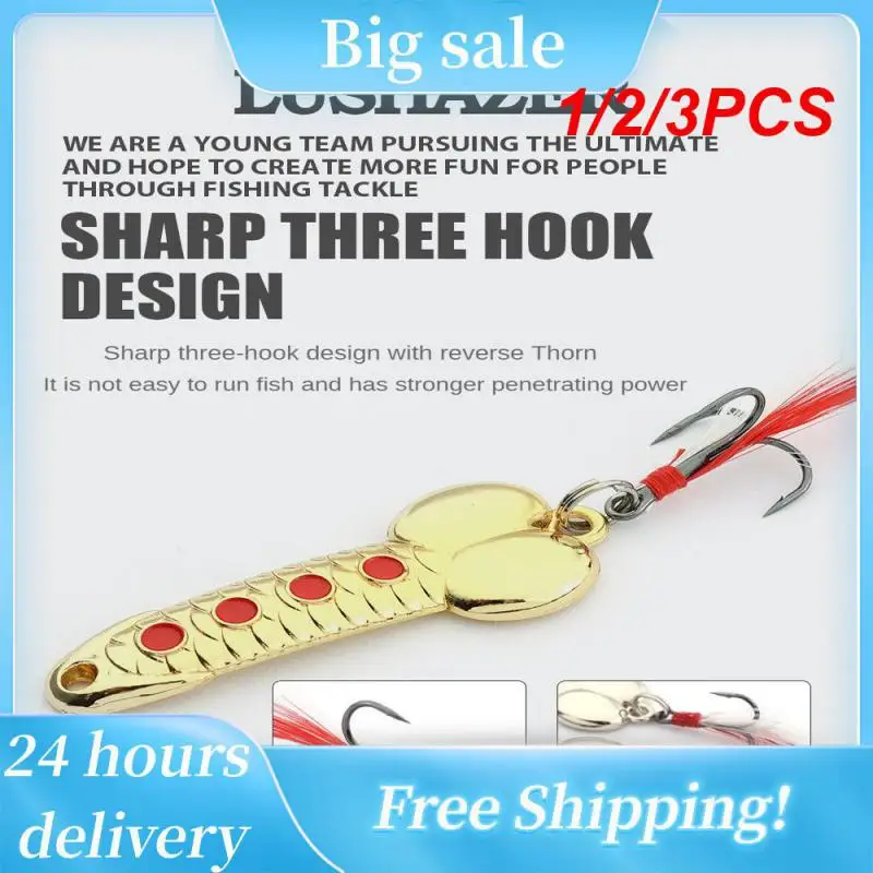 

1/2/3PCS Fishing Lures DD Metal Luya Bait 5g7g10g Long-range Sequin Bait Cocked Bass Fake Bait Luya Sequin Fishing Lures Outdoor