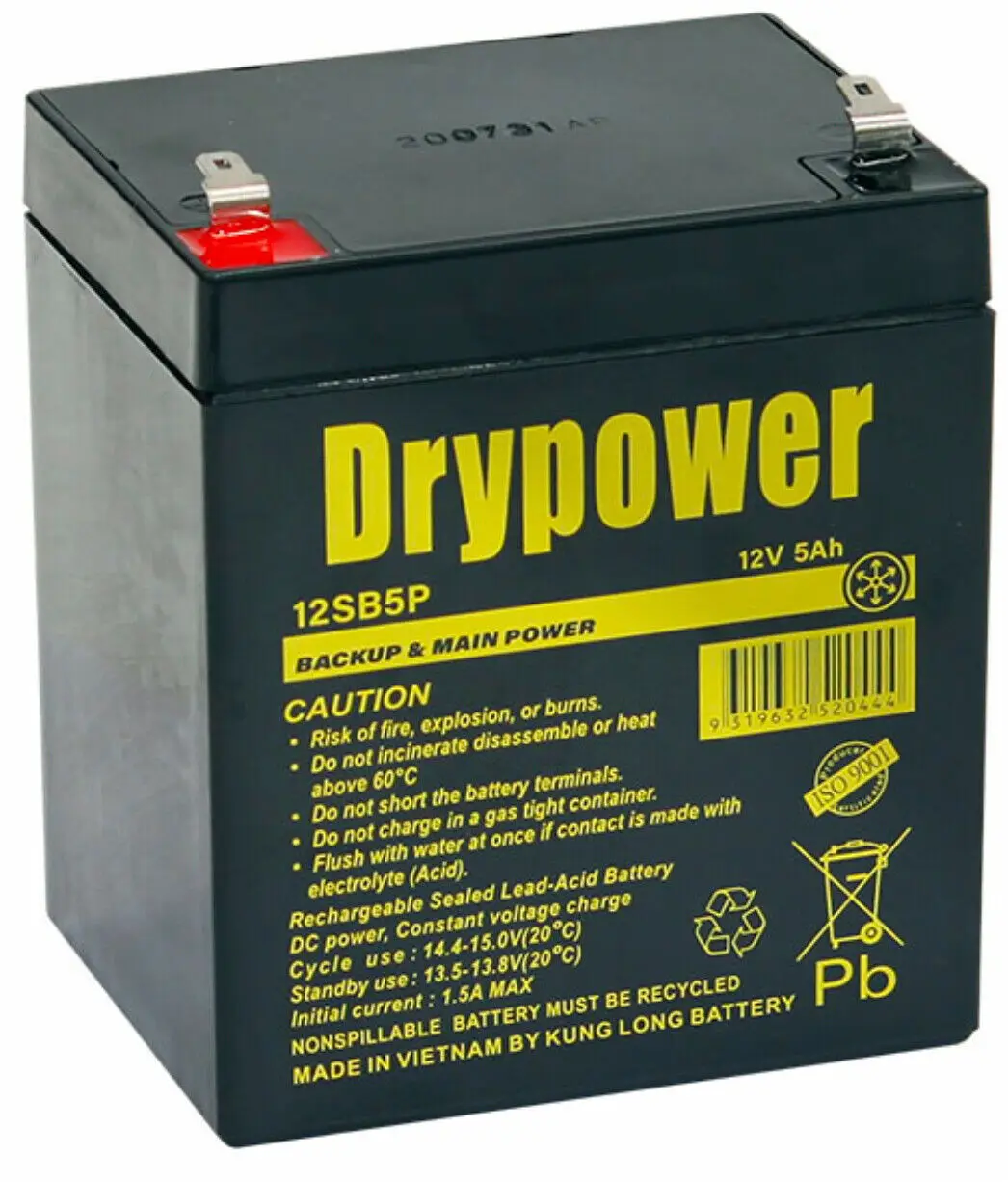 

12V 5Ah F1 Electric Ride-On Toy PowerRide VRLA Sealed Lead Battery Razor