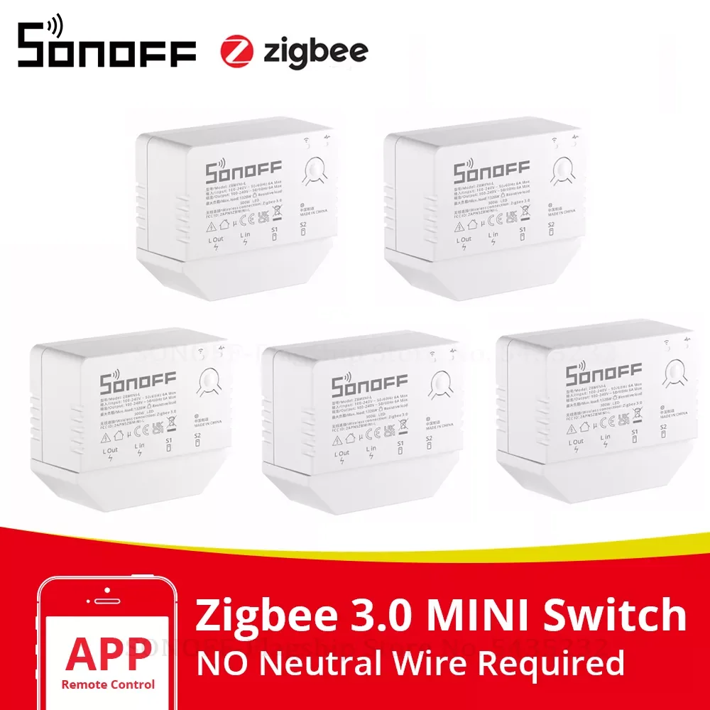 

1/3/5 шт., умный модуль Zigbee для автоматизации умного дома