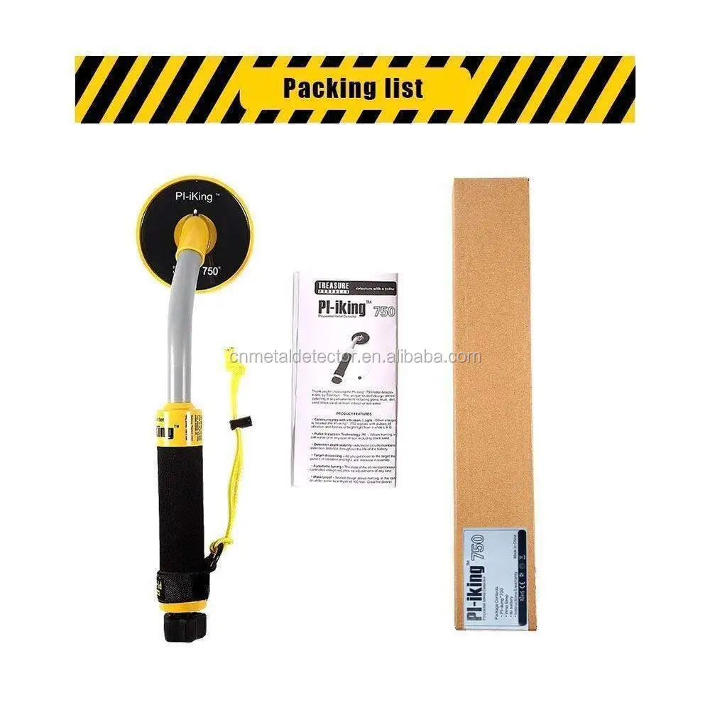 Водонепроницаемый PI Iking-750 детектор золота сокровищ для продажи металлов