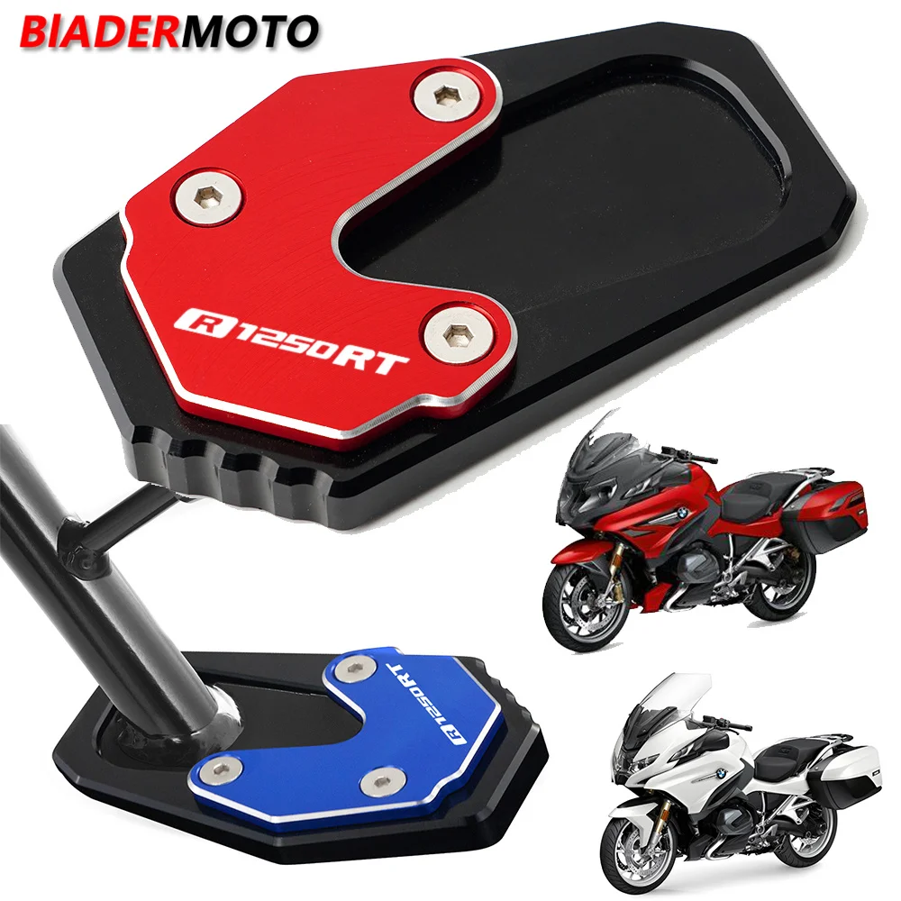 

New Motorcycle Accessories For BMW R1250RT R1250 RT R 1250RT 2018 - 2022 Kickstand Foot Side Stand Extension Pad Cover Protector