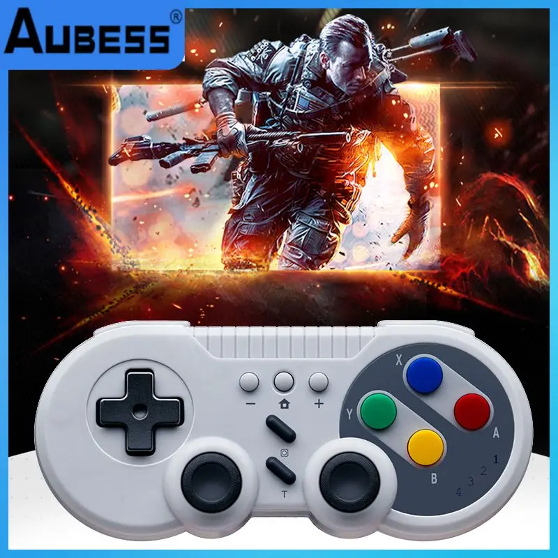 Game Controller Turbo Function 2.4g Wireless Gamepad Wireless Handle Dual Rocker Gamepad Sn30 For Snes For Classic
