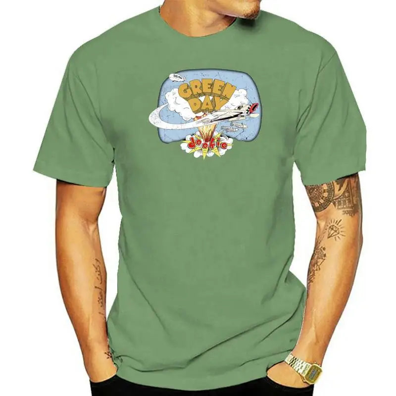 

Green Day Dookie-Camiseta Vintage унисекс, camisa с принтом с лицензией, Merch