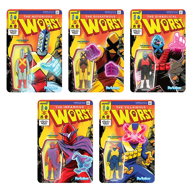 Super7 самая низкая реакция Fgiures Wave 05 мутант коллекционная игрушечная кукла на