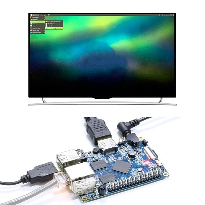 Для Orange Pi PC Arm макетная плата H3 1 ГБ DDR3 4 ядра 6G с открытым исходным кодом на базе