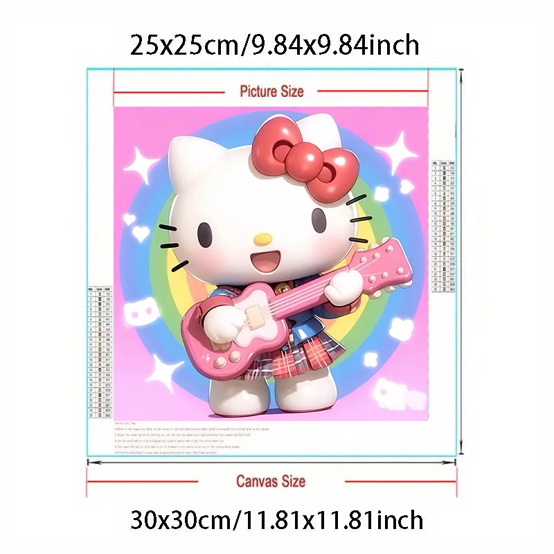 Sanrio Hello Kitty 5D Анимационный Набор Для Алмазной Живописи Ручной Работы В