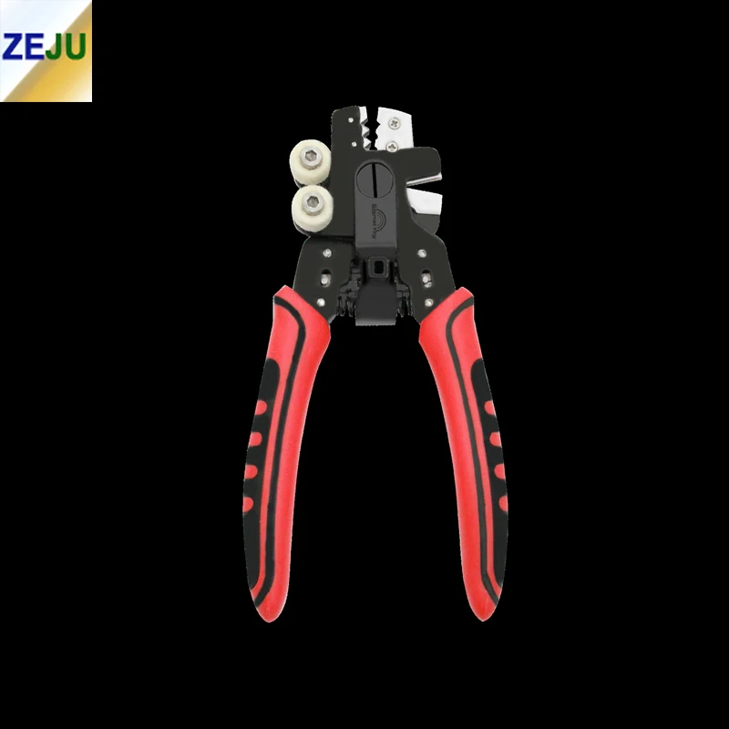 New Signalfire 4 In1 Fiber Optic Stripper with 3 Holes Miller Clamp Wire Stripping Pliers Scissors Cleaning Cotton