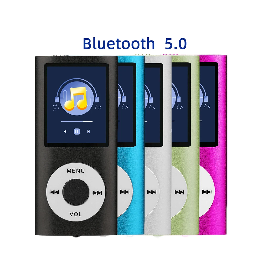 

Музыкальный mp3-плеер с Bluetooth, FM-радио, Hi-Fi медиа плеер без потерь, портативный металлический плеер с FM-радио и электронной книгой