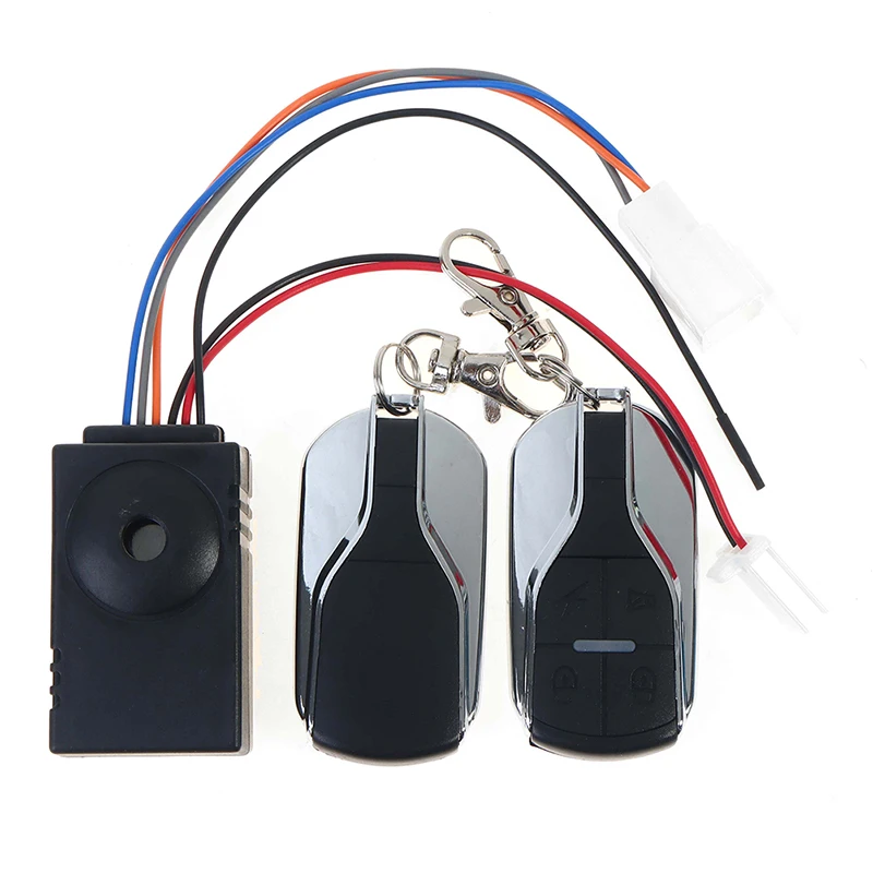 

Ebike Alarm System 36V -72V With Two Switch For Electric Bicycle Controller Electric Scooter Anti-theft Alarm