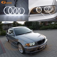 for bmw e46 convertible coupe 2004 2005 2006 lci headlight excellent ultra bright ccfl angel eyes halo rings car styling