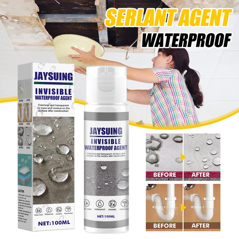 

30ML Sealant Spray Anti-Leaking Waterproofing Agent Plumbing Super Strong Bonding Spray Ceramic Tile Floor Wall Sealant Spray