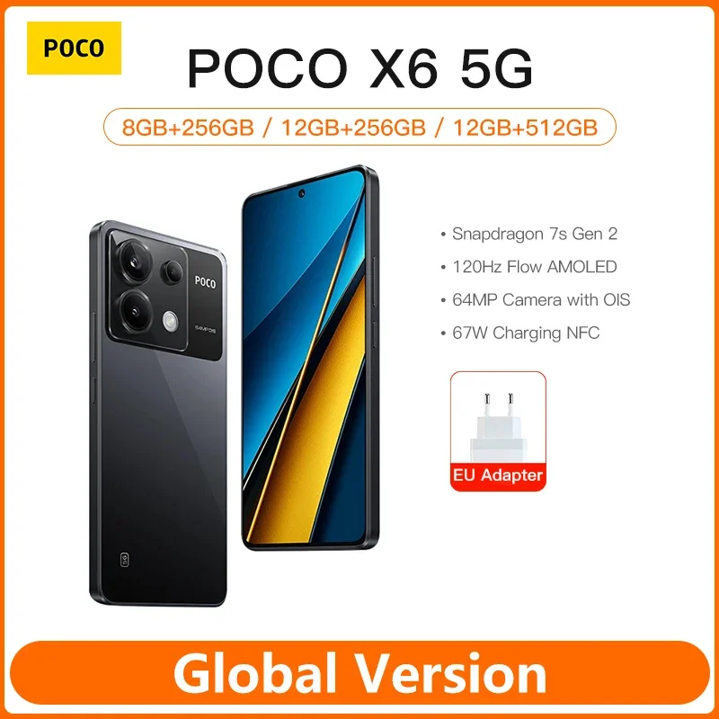 Смартфон Poco X6 8/256ГБ 12/256ГБ global