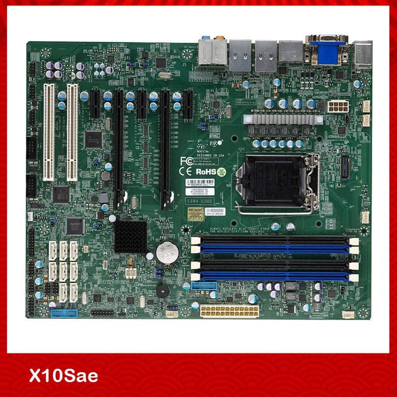 

For Supermicro Workstation Motherboard X10SAE LGA1150 E3-1200 V3/V4 Equipment Mainboard Perfect Test Good Quality