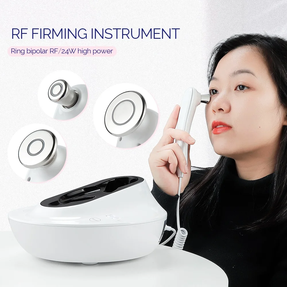 RF Face Body Eye Firming Instrument Bipolar RF Massager Skin Rejuvenation Skin Lifting Anti-Aging Wrinkle Dark Circles Remover