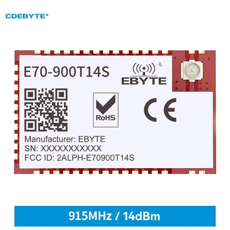 CC1310 ModBus EBYTE E70-900T14S 868 МГц 915 МГц 14 дБм SOC UART DIY беспроводной модуль последовательного порта Высокоскоростная непрерывная передача