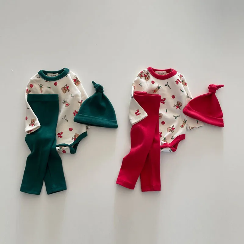 

Newborn Infant Baby Girls Print T-Shirt Romper Tops Leggings Pant Outfits Clothes Set Long Sleeve Fall Winter Clothing
